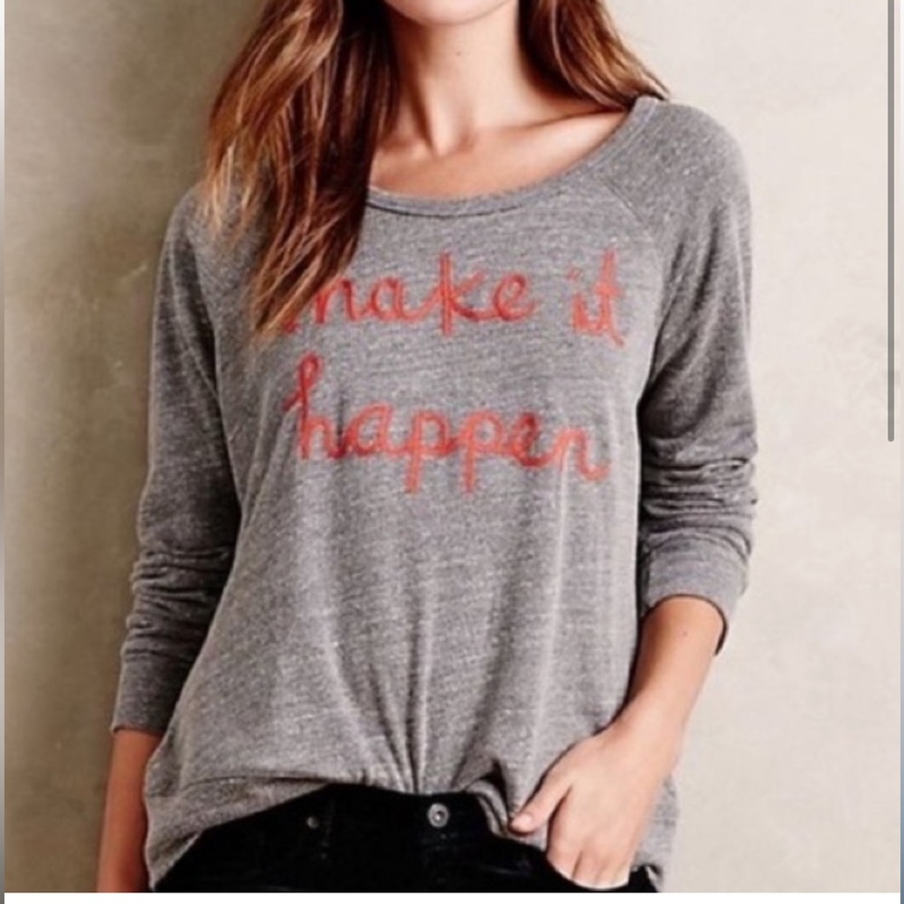 Anthropologie sweatshirt Sundry Make it Happen